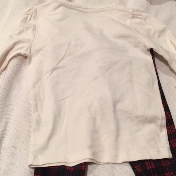 2T winter plaid bundle with bows gently worn - Picture 6 of 7